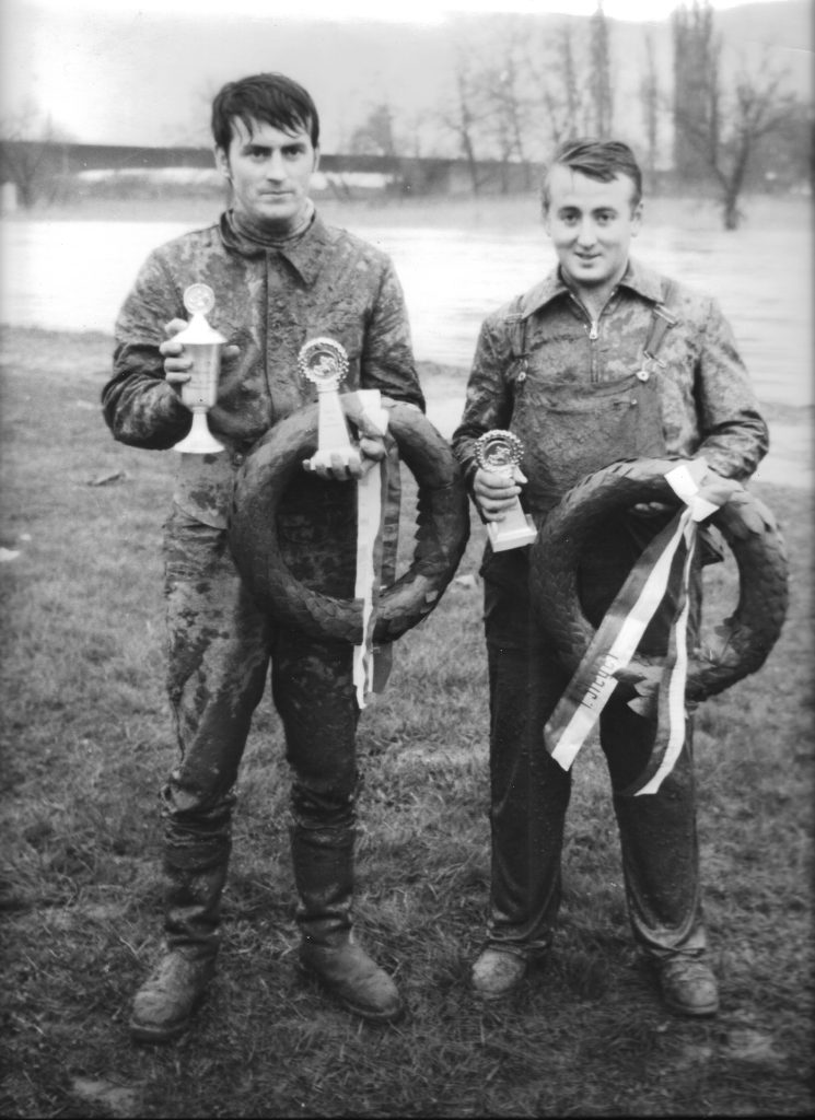 Hans Hilß / Willi Herchenröder – 1. Platz Grasbahnrennen Aschaffenburg